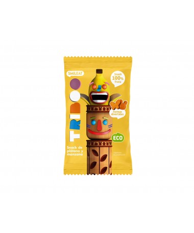 snack triboo de manzana y pl tano 25g