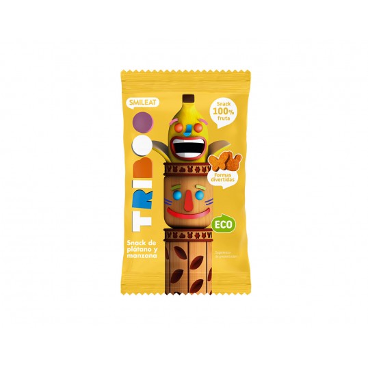 snack triboo de manzana y pl tano 25g