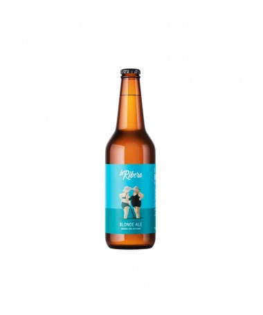 cerveza artesana la ribera rubia sin gluten 330 ml