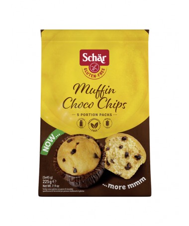magdalena con pepitas de choco muffin choco chip 225g sch r