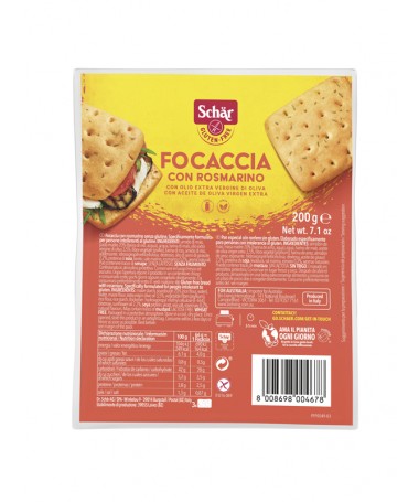 focaccia al rosmarino 200g sch r