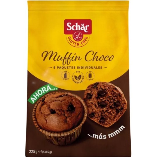 muffins choco single 65g sch r caja 15 unid formato horeca